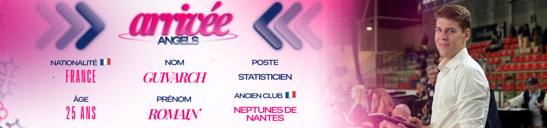 MERCATO : ROMAIN GUIVARCH REJOINT LE STAFF DES ANGELS