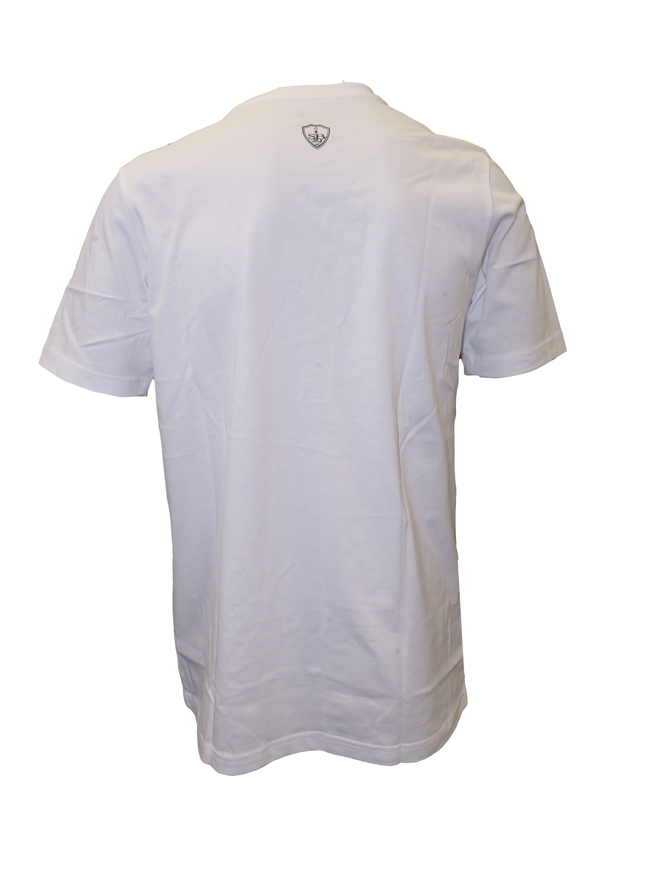 T-shirt blanc homme logo adidas noir