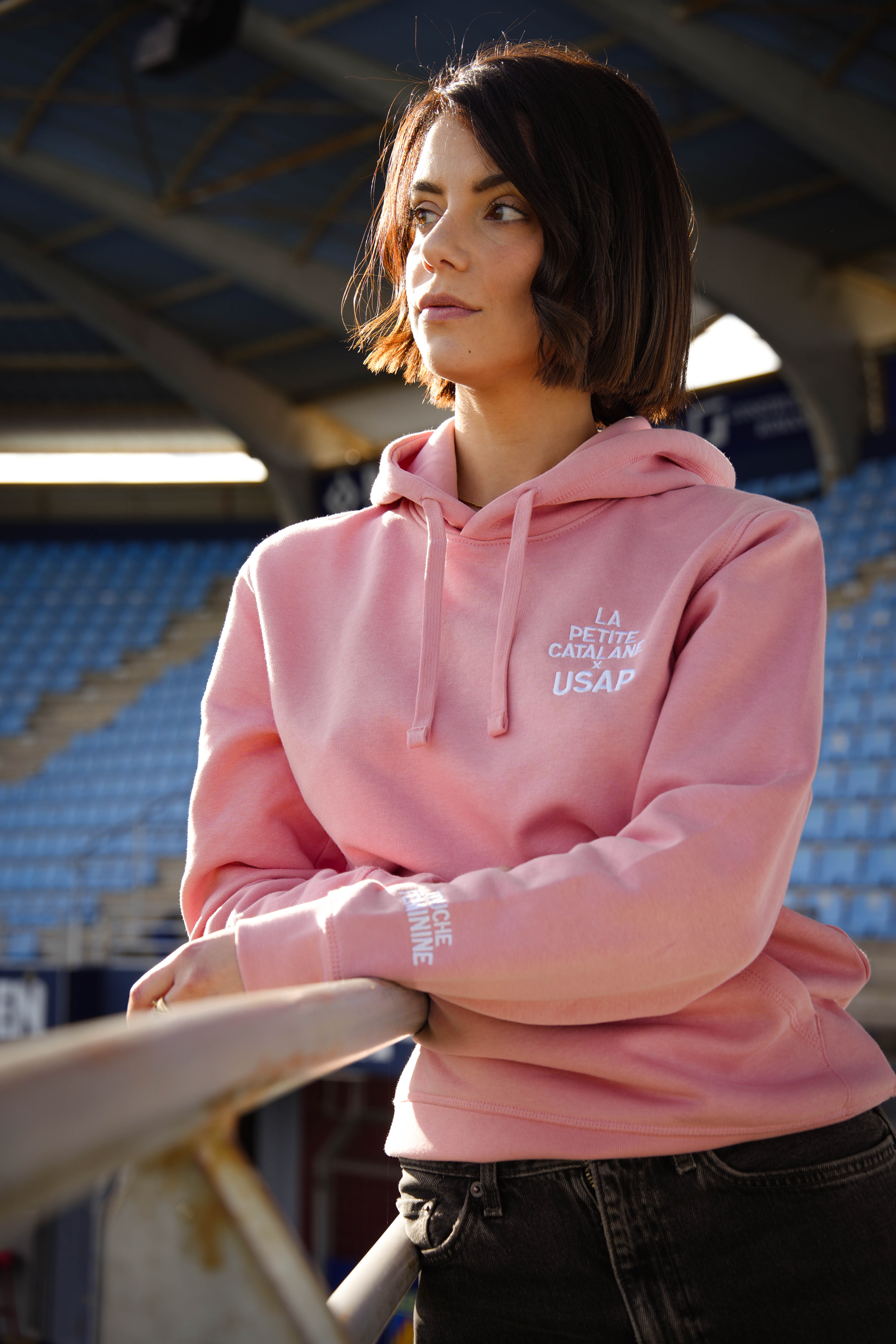 Sweat à capuche USAP x La Petite Catalane