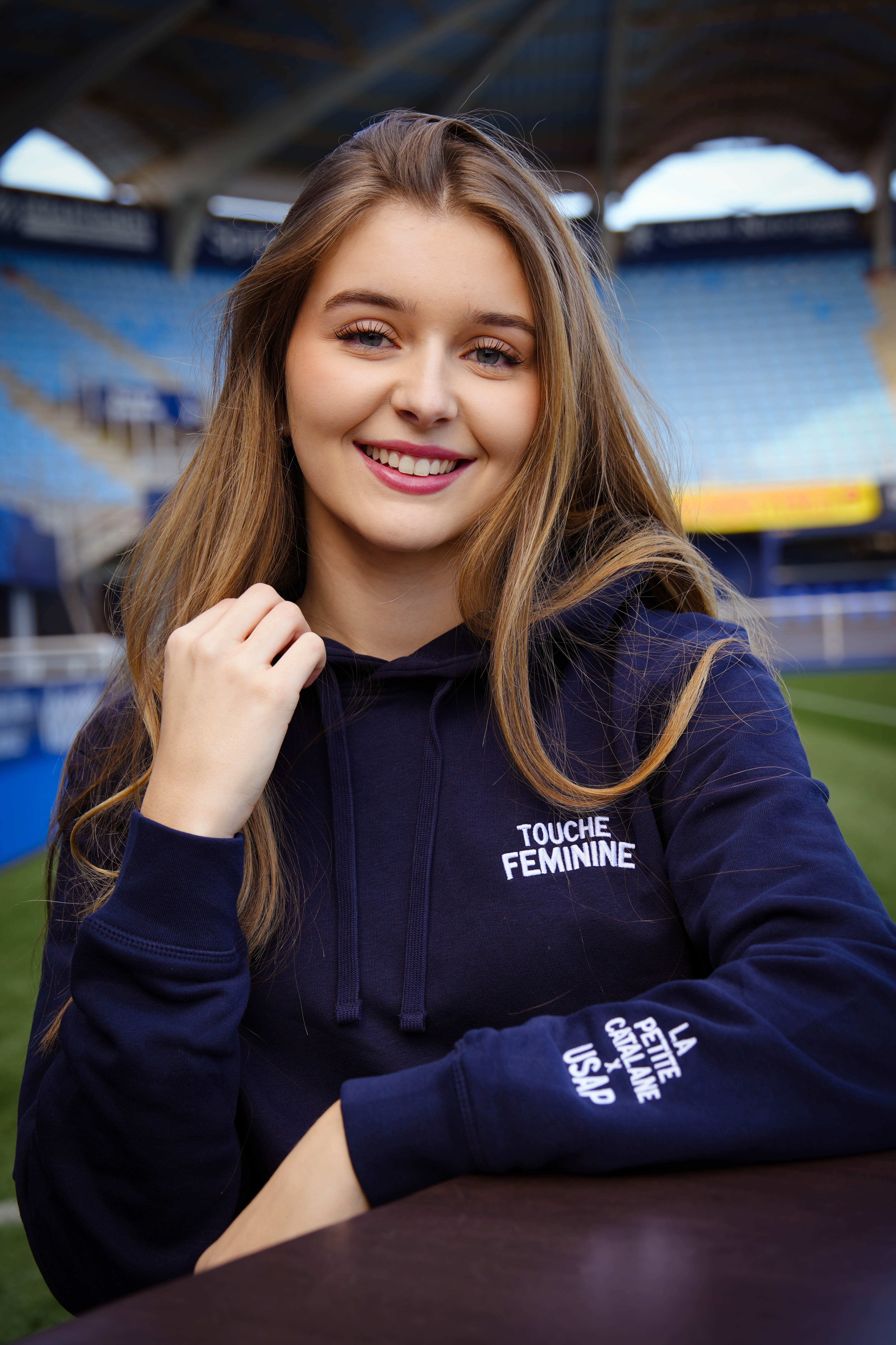 Sweat à capuche USAP x La Petite Catalane